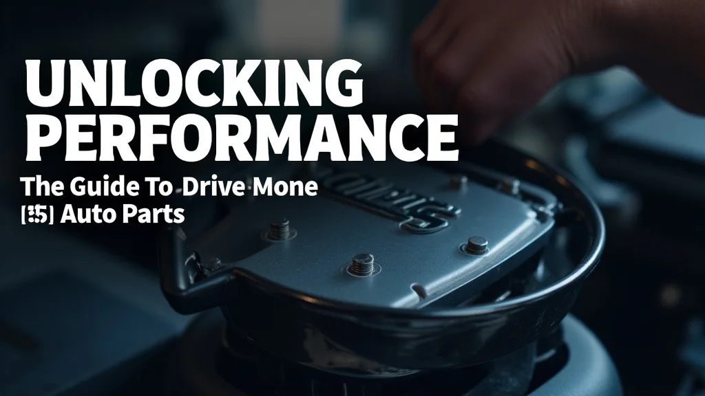 Unlocking Performance: Your Guide to Drive Motive Auto Parts